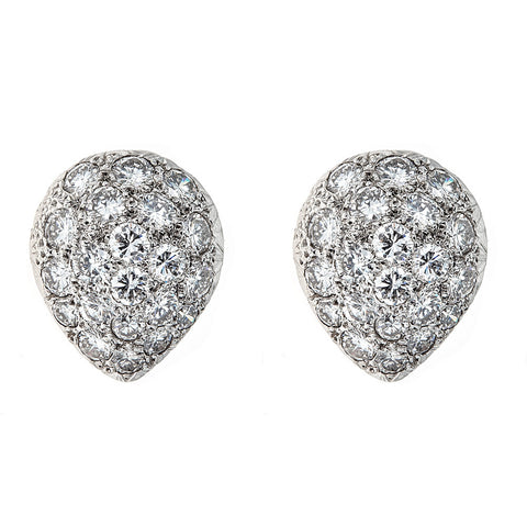 Diamond & Platinum/14K White Gold Earrings