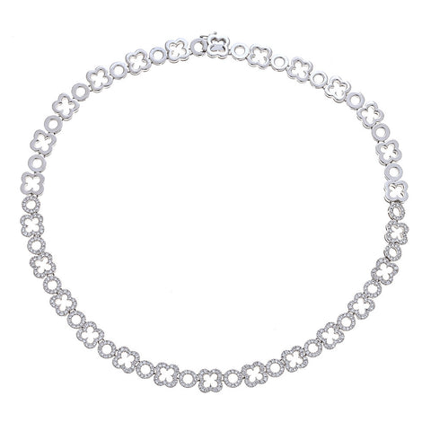 Chimento 18K White Gold & Diamond Necklace