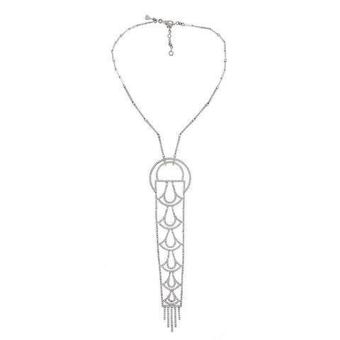 ZYDO 18K White Gold & Diamond Necklace