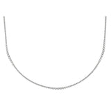 14K White Gold & Diamond Necklace