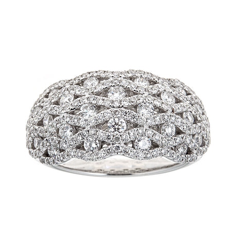Gregg Ruth 18K White Gold & Diamond Ring