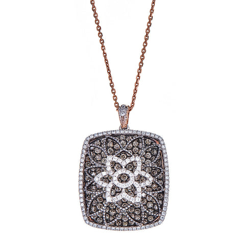 Gregg Ruth 18K Rose Gold & Diamond Pendant