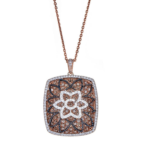 Gregg Ruth 18K Rose Gold & Diamond Pendant