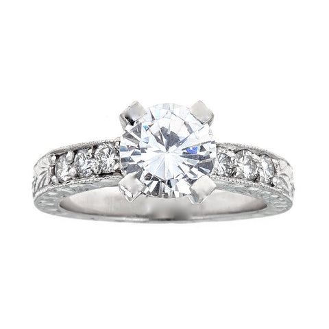 Tacori Platinum & Diamond Engagement Ring