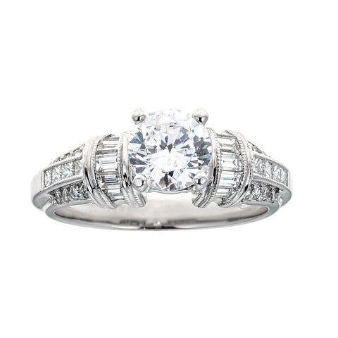 Tacori Platinum & Diamond Engagement Ring