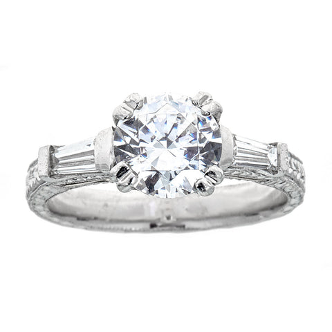 Tacori Platinum & Diamond Engagement Ring