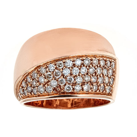 14K Rose Gold & Diamond Ring