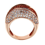 Black & White Diamond 14K Rose Gold Ring