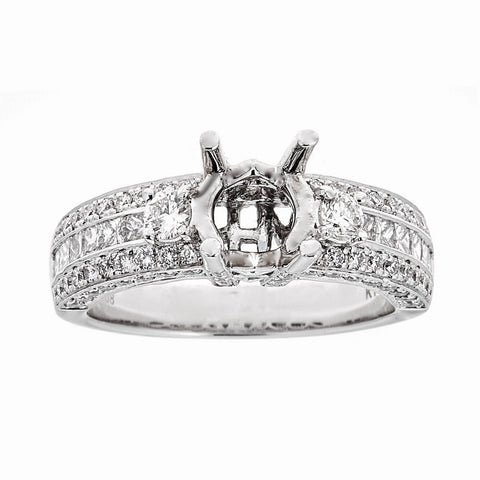 Natalie K. 14K White Gold & Diamond Engagement Ring
