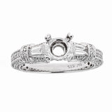 Natalie K. 14K White Gold & Diamond Engagement Ring
