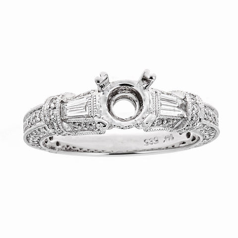 Natalie K. 14K White Gold & Diamond Engagement Ring