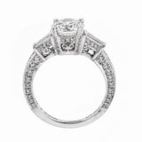 Natalie K 14k White Gold and Diamonds Engagement Ring