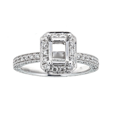 Natalie K. 14K White Gold & Diamond Engagement Ring