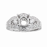 Natalie K. 14K White Gold & Diamond Engagement Ring