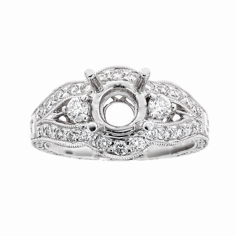 Natalie K. 14K White Gold & Diamond Engagement Ring