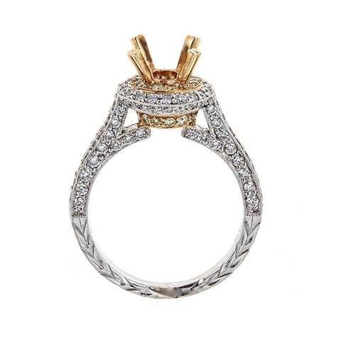 Natalie K. 14K Two-Tone Engagement Ring