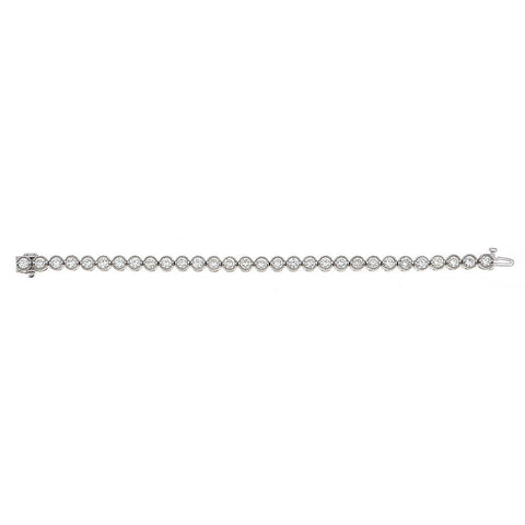 14K White Gold & Diamond Tennis Bracelet