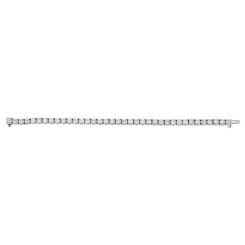 14K White Gold & Diamond Tennis Bracelet