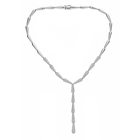 Natalie K. 18K White Gold & Diamond Necklace