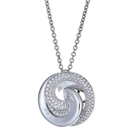 Roberto Coin 18k White Gold and Diamonds Pendant