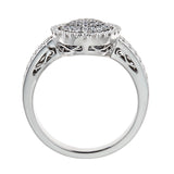 Simon G. Sapphire & Diamond Flip Dual Face Ring