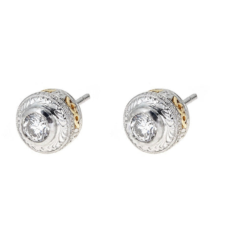 Tacori Platinum & Diamond Earrings