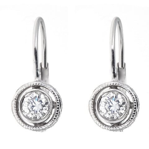 Tacori Platinum & Diamond Earrings