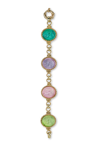 Multi-Colored Bracelet in 18K Yellow Gold