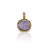 Lavender Pendant in 18K Yellow Gold