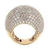 18K Yellow Gold & Diamond Ring