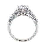 Simon G. 18K White Gold & Diamond Engagement Ring