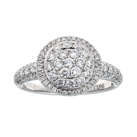Gregg Ruth 18K White Gold & Diamond Ring