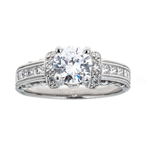 Tacori Platinum & Diamond Engagement Ring