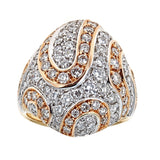 18K Two-Tone Gold & Diamond Ring