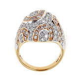 18K Two-Tone Gold & Diamond Ring