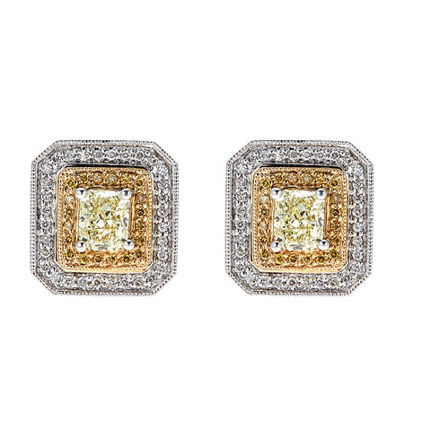Natalie K. 14K White Gold & Diamond Earrings
