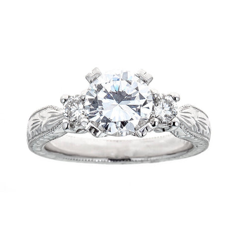 Tacori Platinum and Diamonds Engagement Ring