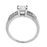 Tacori Platinum Sapphire & Diamond Engagement Ring
