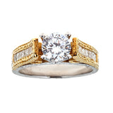 Tacori 18K Two-Tone Gold & Diamond Engagement Ring