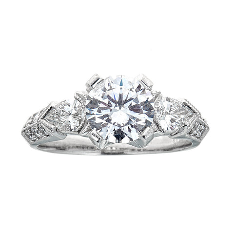 Tacori Platinum & Diamond Engagement Ring