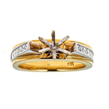 Tacori 18K Two-Tone Gold & Diamond Engagement Ring