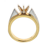 Tacori 18K Two-Tone Gold & Diamond Engagement Ring
