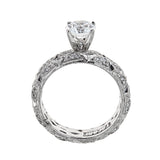 Tacori Platinum Engagement & Wedding Ring Set