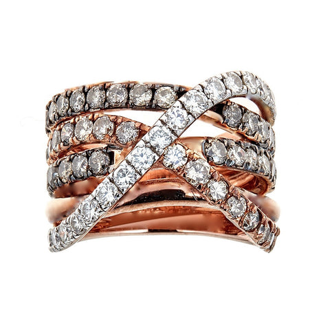 14K Rose Gold & Diamond Ring