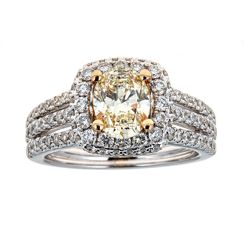 14K Two-Tone Gold & Diamond Ring