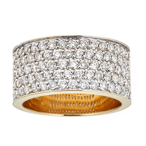 18K Yellow Gold & Diamond Ring