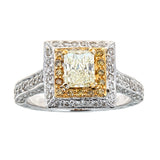 18K Two-Tone Gold & Diamond Ring