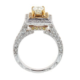 18K Two-Tone Gold & Diamond Ring