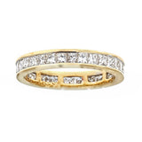 18K Yellow Gold & Diamond Band Ring
