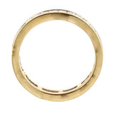 18K Yellow Gold & Diamond Band Ring